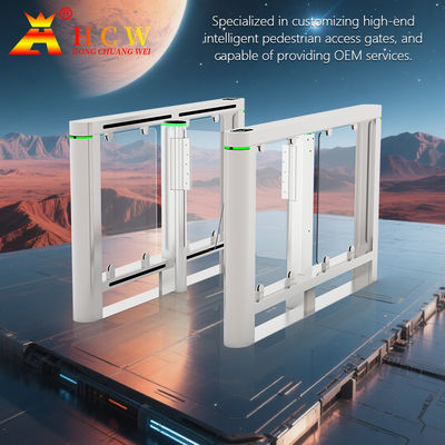 304 stainless steel intelligent pedestrian passage speed gate for office buildings