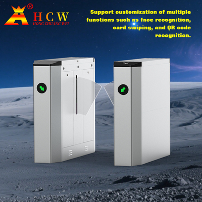 Brushless Motor Sliding Gate Turnstile Resetting Automatically For Airport Access Control