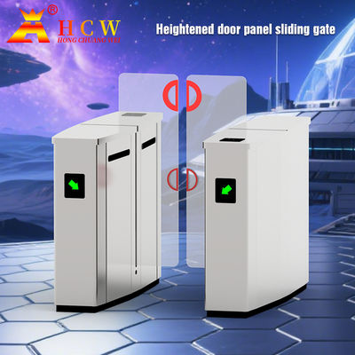 Hcw Biometric Airport Sliding Turnstile Gate Bi-directional Security Access Custom