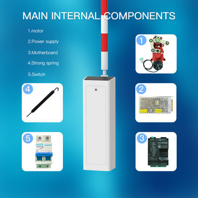 HCW Smart System Parking Barrier Gate with License Plate Recognition and Automatic Lifting for Efficient Traffic Control