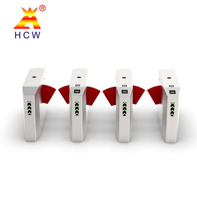 Gestão de trânsito Wing Gate Turnstile acrílico 50/60HZ para o metro do metro