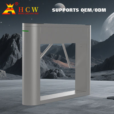 HCW Security Tripod Turnstile Gate Access Control Face Recognition Turnstile for Gyms Scenic Area