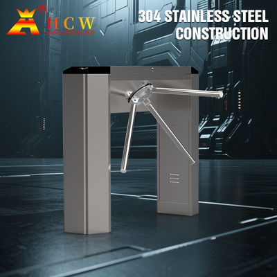 HCW RFID Card Reader Turnstile Gate 70kg Tripod Access Control System