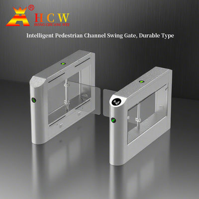 HCW Qualidade Portões automáticos de torneira IP 42 Com motor DC Portão de balanço de leitura de cartão à prova d'água