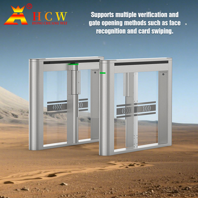 HCW Biometric Swing Turnstile Speed Gate Sistemas de segurança de controle de acesso personalizados com brushless