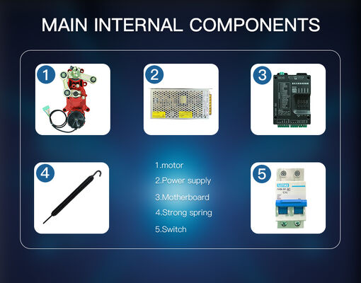 HCW Parking Barrier Gate with 3 Million Cycles Lifespan 1 Year Warranty and 340*240*990mm Size for Vehicle Access Control