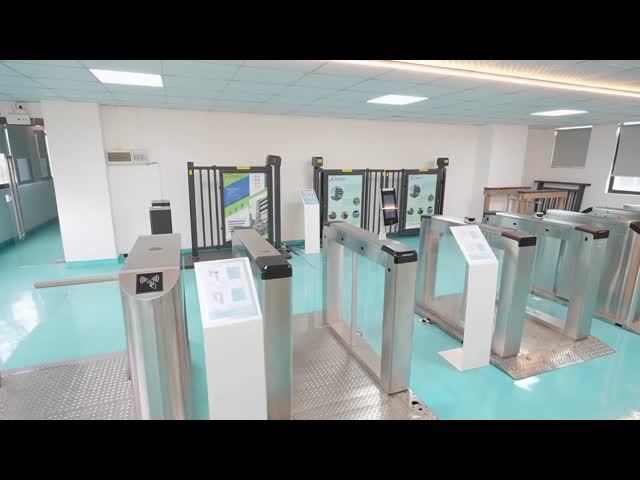 Portão automático de torneira HCW com largura de canal de 600-900 mm 6 pares de radiação infravermelha e 30-40 pessoas/minuto